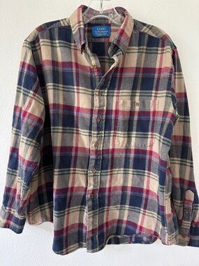 Lobo By Pendleton Plaid Flannel button down. Size XL